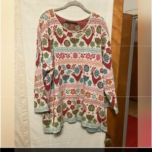 GUDRUN SJODEN 100%ORGANIC COTTON CARDIGAN SZ XL